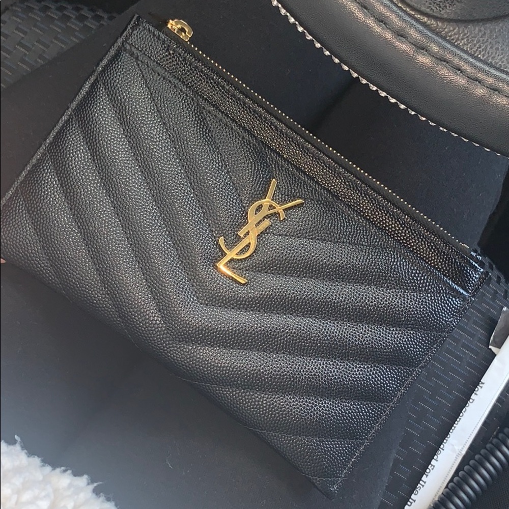 YSL monogram wallet